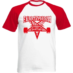 exorcizphobia triko mosh and destroy bílé